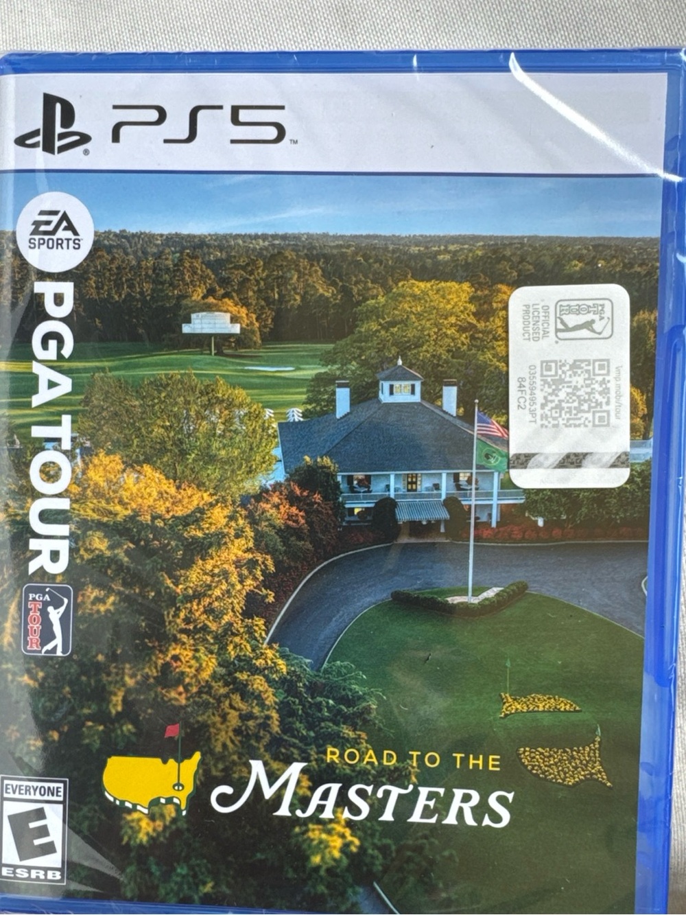 PS5 'Home of the Majors' Golf Game Case - Green Course Artwork
